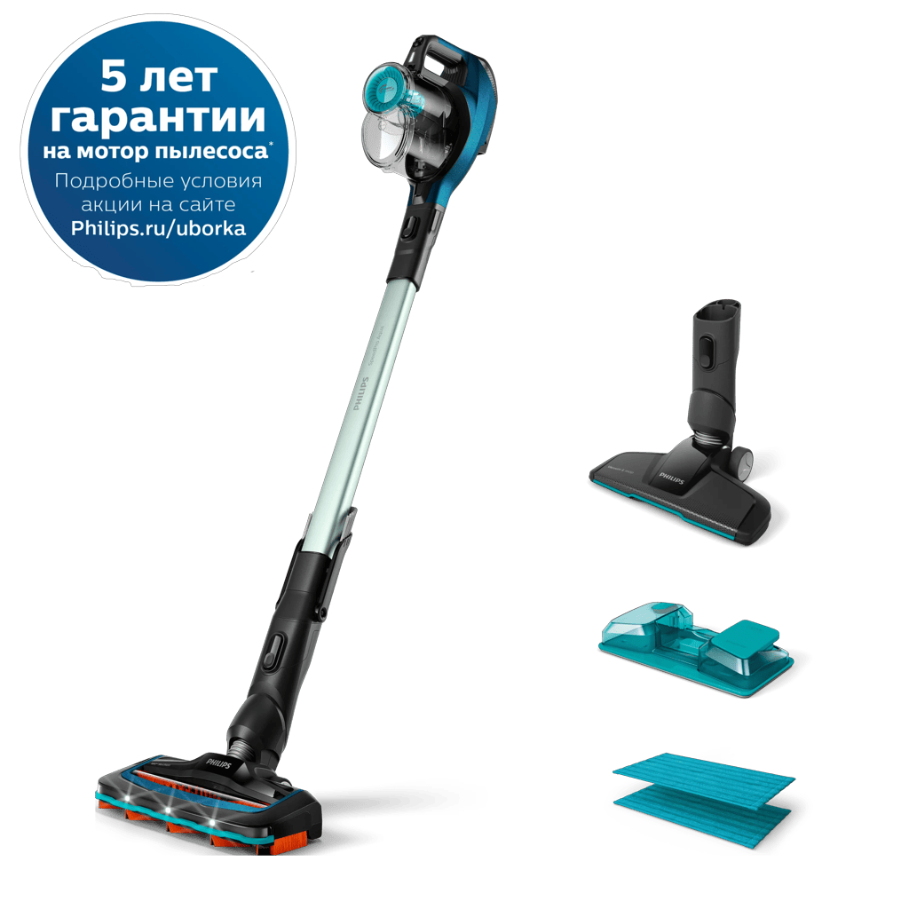 Philips 5000 Aqua Беспроводной вертикальный пылесос
