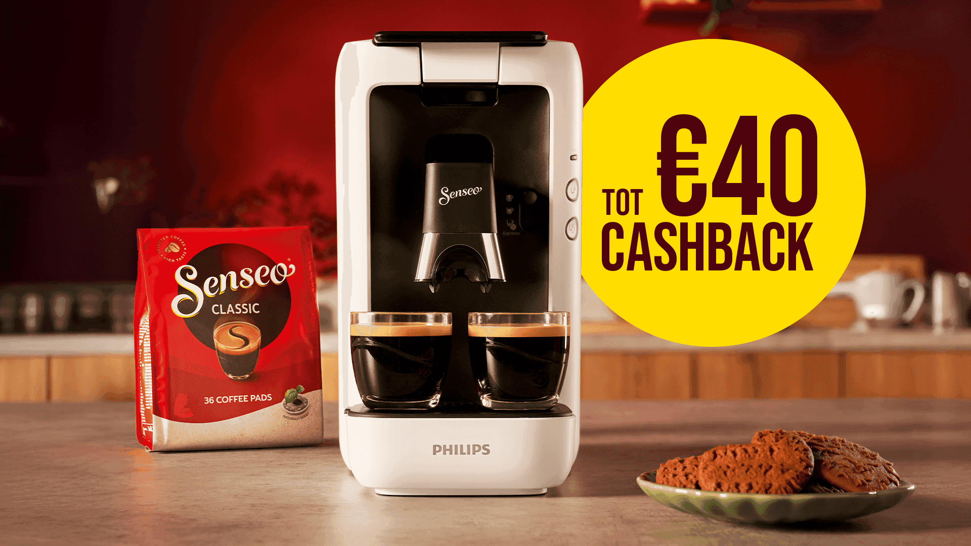 Hoe ontvang je tot €40 cashback? 