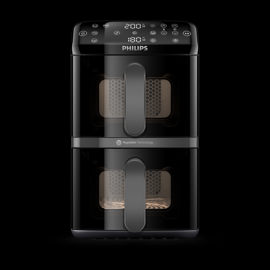 Philips Airfryer 4000 Series Stacked Dual Basket